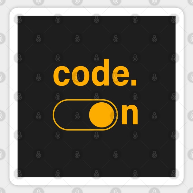 Code On Sticker by ScienceCorner